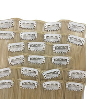 10 Piece Wavy Long Full Head Clip-on Hair Extensions XXL