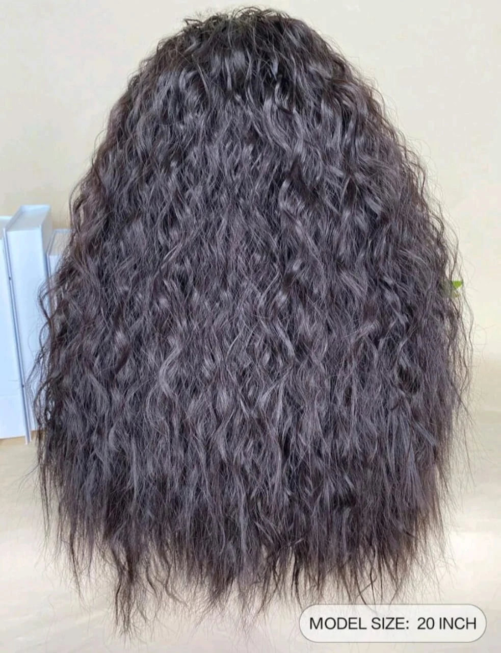 Dark brown headband human hair 20" inch